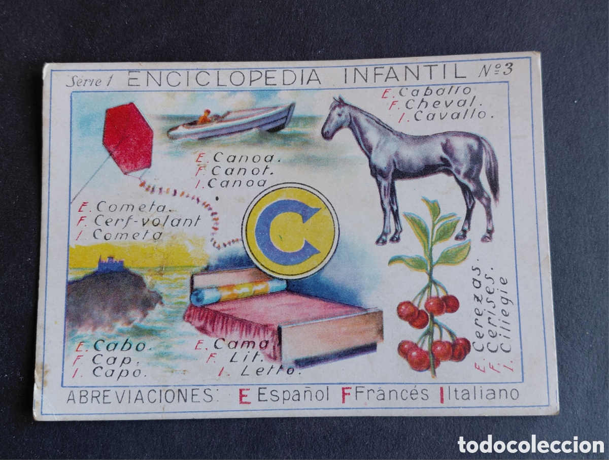 Collezionismo Figurine antiche: CHOCOLATES JUNCOSA- CROMO ENCICLOPEDIA INFANTIL- SERIE 1 N&ordm;3