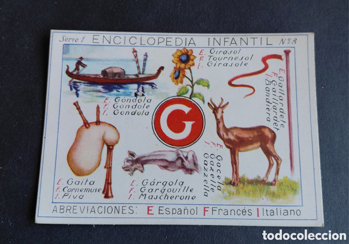 Coleccionismo Cromos antiguos: CHOCOLATES JUNCOSA- CROMO ENCICLOPEDIA INFANTIL- SERIE 1 N&deg;8