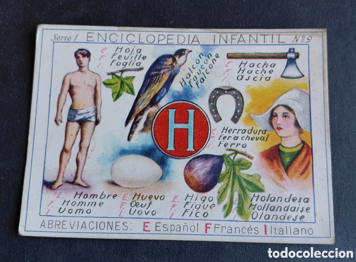 Coleccionismo Cromos antiguos: CHOCOLATES JUNCOSA- CROMO ENCICLOPEDIA INFANTIL- SERIE 1 N&deg;9