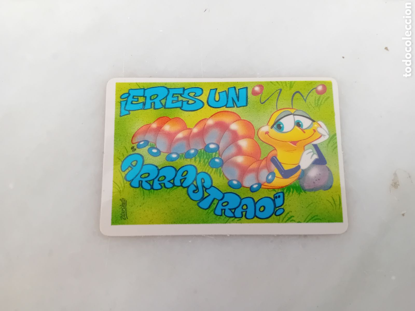 Coleccionismo Cromos antiguos: Bollycao cromo pegui-tarjetas