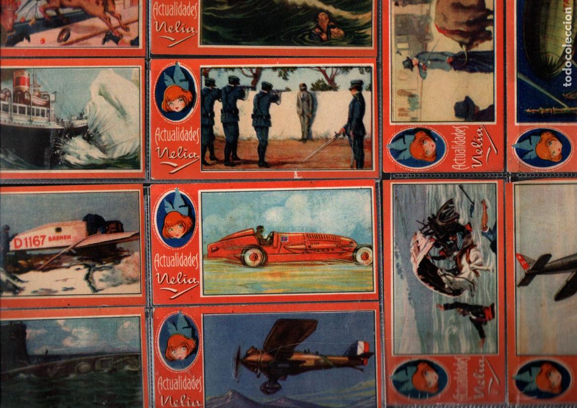 Coleccionismo Cromos antiguos: CROMOS CHOCOLATE ACTUALIDADES NELIA. COLECCION DE 20 CROMOS. FALTA UN CROMO. VER.....