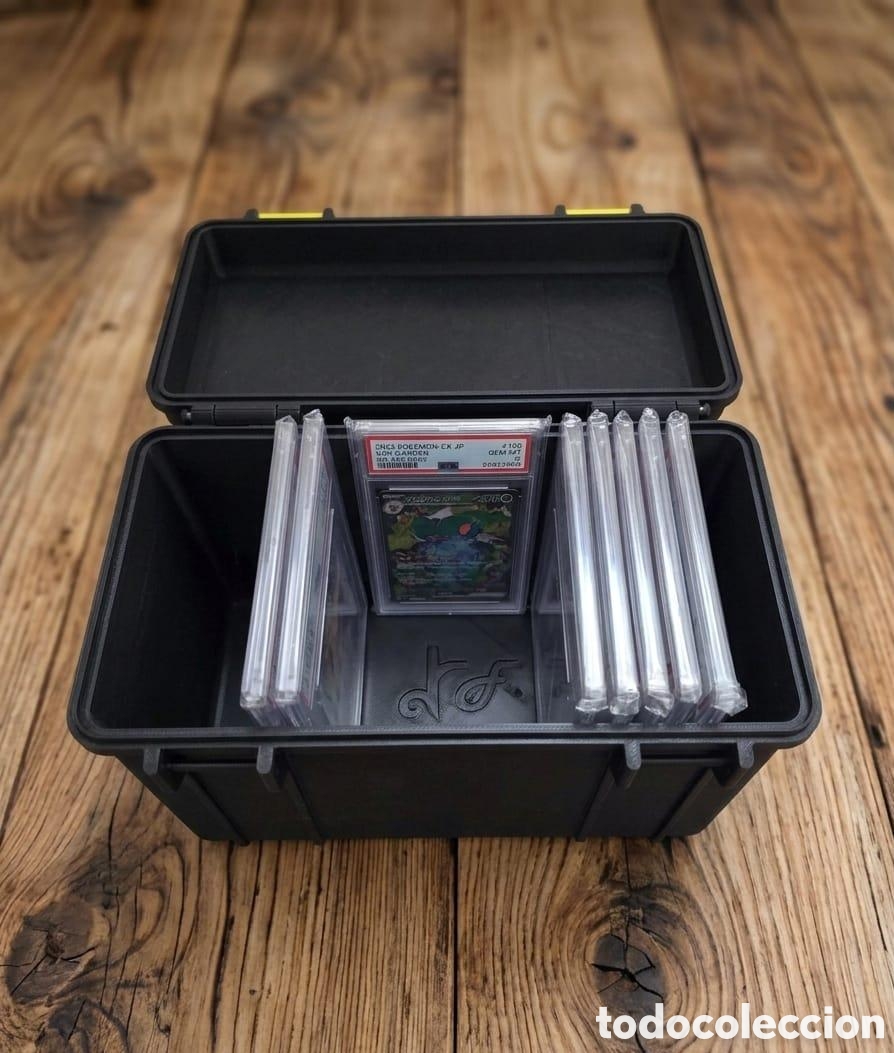 Coleccionismo cromos antiguos: 1 Caja resistente para Tarjetas Pok&eacute;mon Gradeadas - Foto 1
