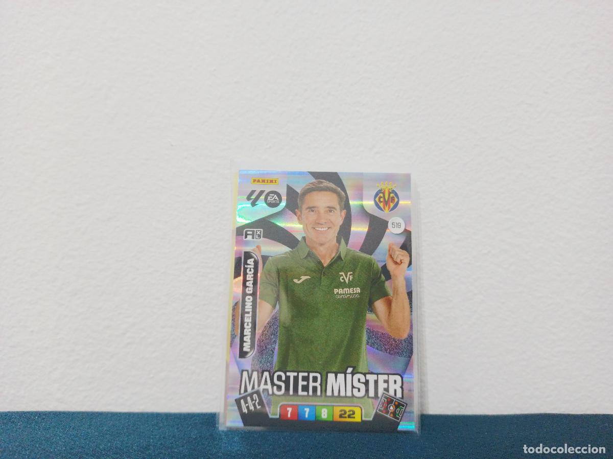 Coleccionismo Cromos antiguos: 519 (NUEVO) MARCELINO GARC&Iacute;A MASTER MISTER VILLARREAL CF PANINI ADRENALYN XL 25 26