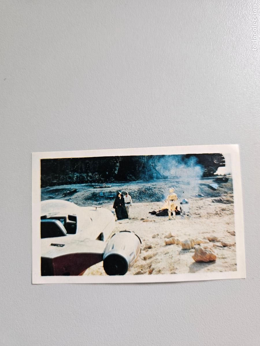 Coleccionismo Cromos antiguos: Cromo La Guerra de las Galaxias N&ordm; 64 Pacosa Dos, 1977 / Recuperado