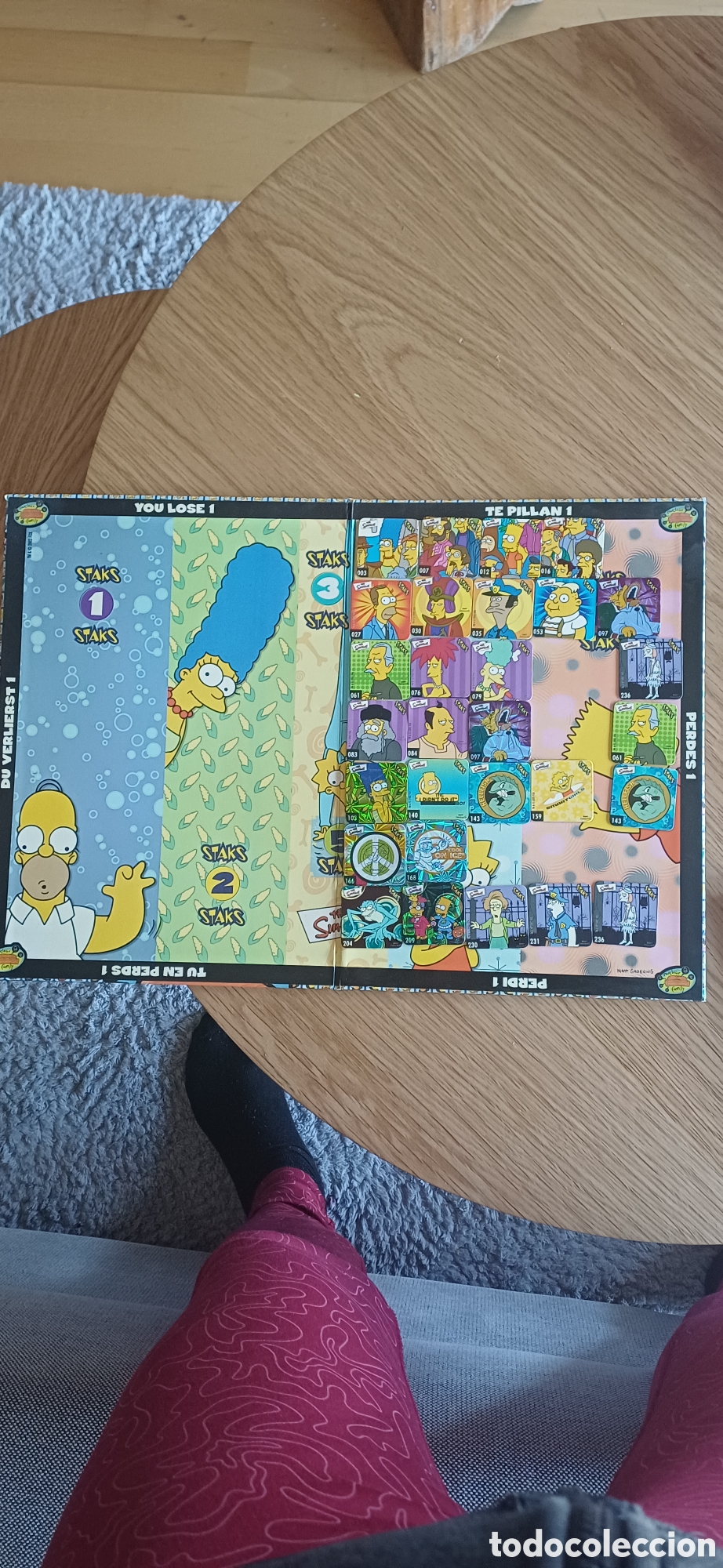 Coleccionismo cromos antiguos: Staks Simpsons sueltos - Foto 2