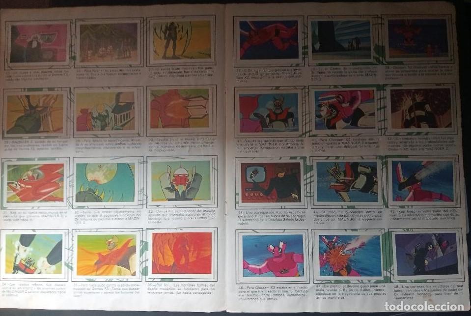 Coleccionismo cromos antiguos: MAZINGER Z, CON TODOS LOS CROMOS - Foto 8