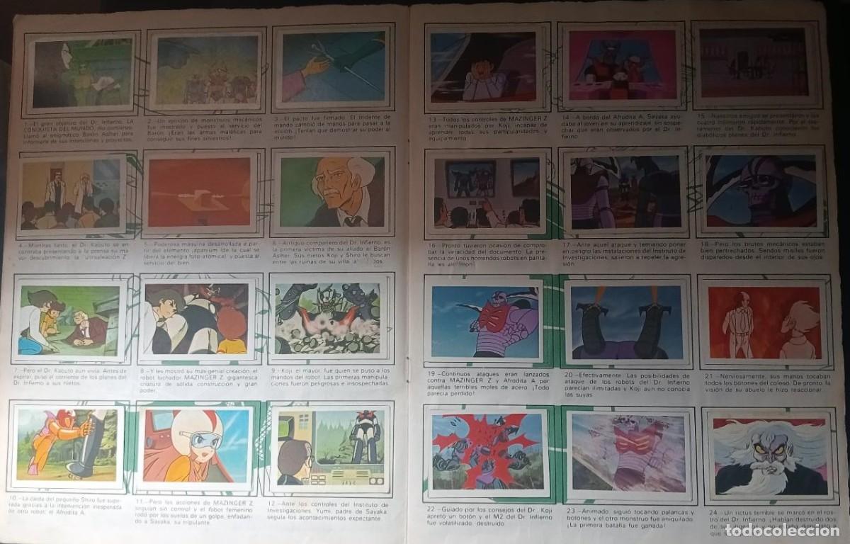 Coleccionismo cromos antiguos: MAZINGER Z, CON TODOS LOS CROMOS - Foto 9