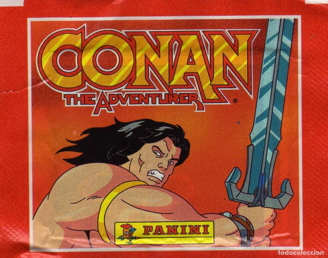Coleccionismo Cromos antiguos: Sobre de cromos sin abrir Conan the adventurer (Ed. Panini) 1994