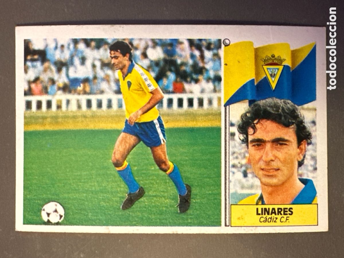 Sammeln alte Sammelbilder: CROMO LIGA ESTE 86 87 LINARES COLOCA C&Aacute;DIZ. SIN PEGAR NUNCA PEGADO