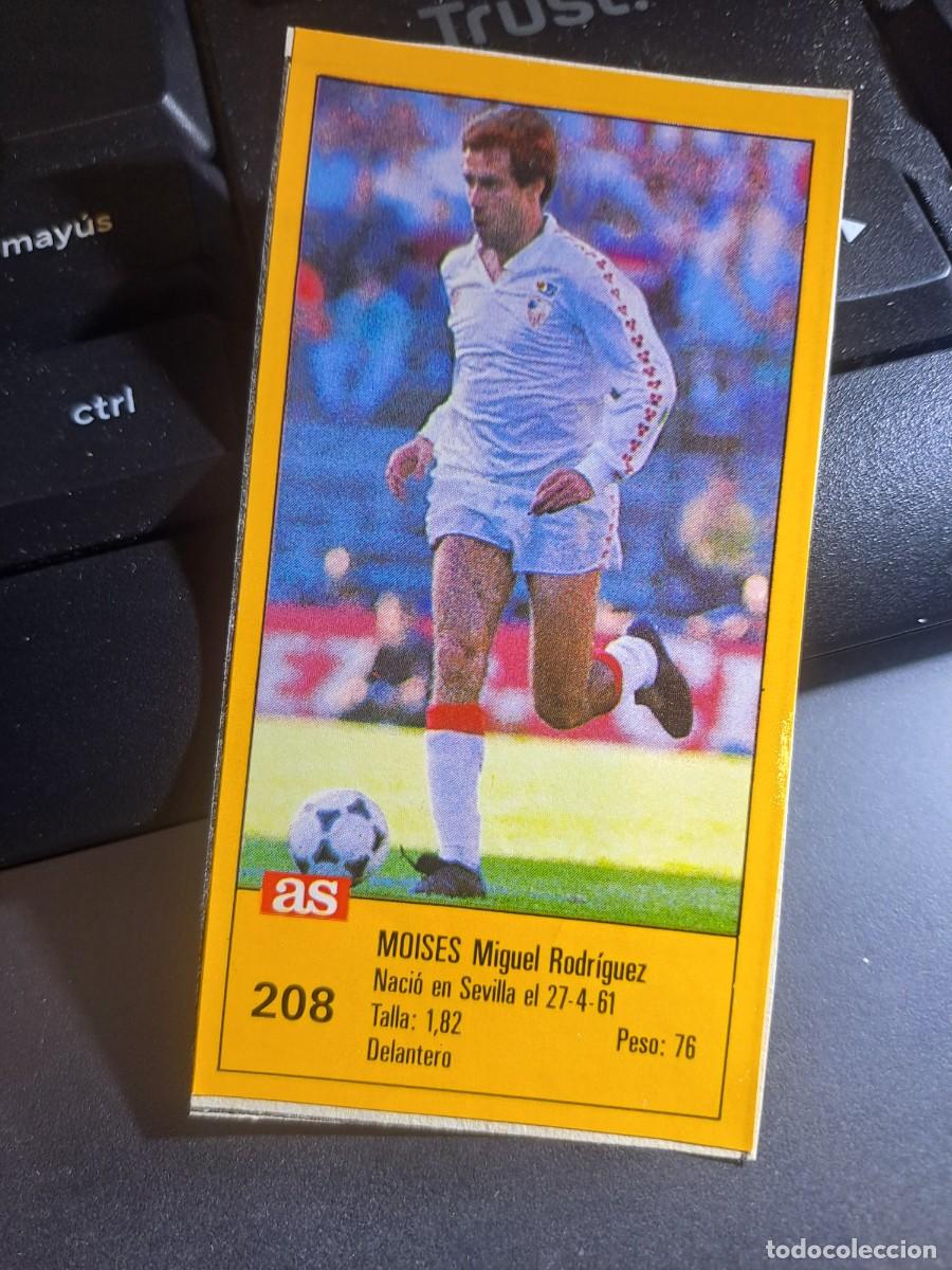 Sammeln alte Sammelbilder: CROMO MOISES 208 SEVILLA LIGA 87 88 1987 1988 DIARIO AS ASES RECORTADO