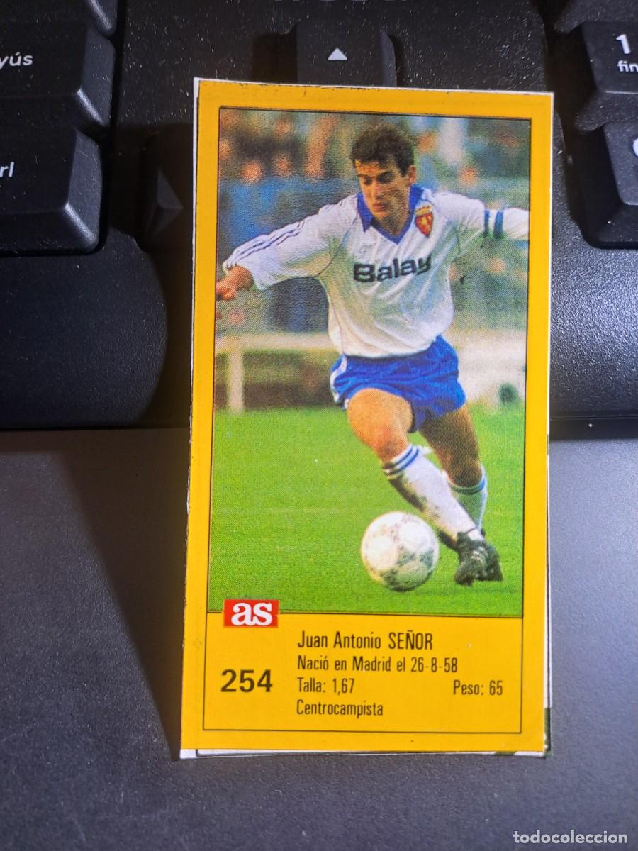 Collezionismo Figurine antiche: CROMO SE&Ntilde;OR 254 ZARAGOZA LIGA 87 88 1987 1988 DIARIO AS ASES RECORTADO