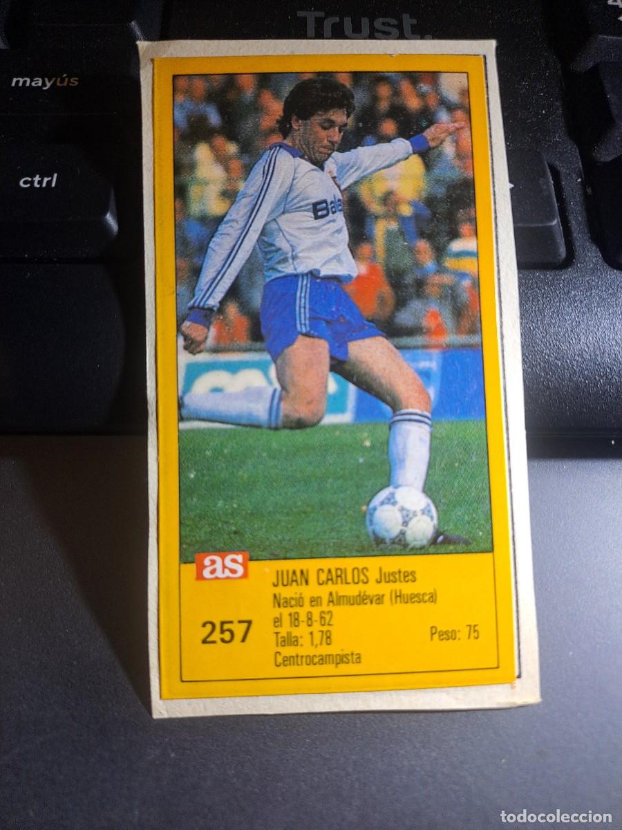 Collectionnisme Cartes &agrave; collectionner anciennes: CROMO JUAN CARLOS 257 ZARAGOZA TRASERA LEMOS 246 VALLADOLID 1987 1988 87 88 DIARIO AS ASES RECORTADO