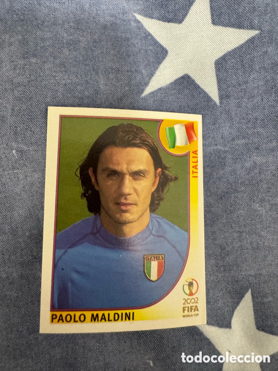 Collectionnisme Cartes &agrave; collectionner anciennes: Paolo Maldini n&deg;460 -Korea y Jap&oacute;n 2002