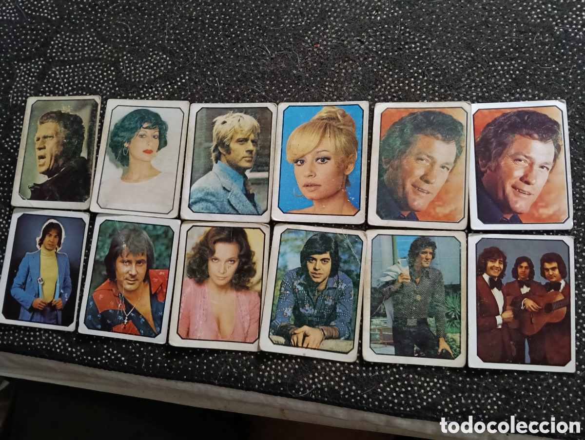 Collectionnisme Cartes &agrave; collectionner anciennes: Lote de 12 cromos de FANS, EDICIONES ESTE 1976, sin pegar