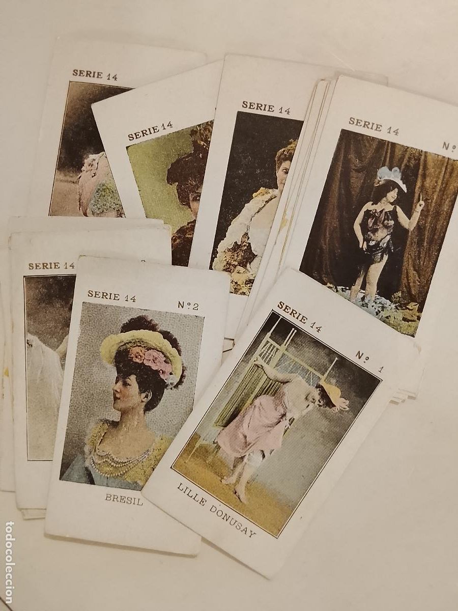 Sammeln alte Sammelbilder: EL SUE&Ntilde;O DE UNA SOLTERA - COLECCION DE 16 CROMOS ANTIGUOS ORIGINALES EROTICOS - VER FOTOS (K-15.294)