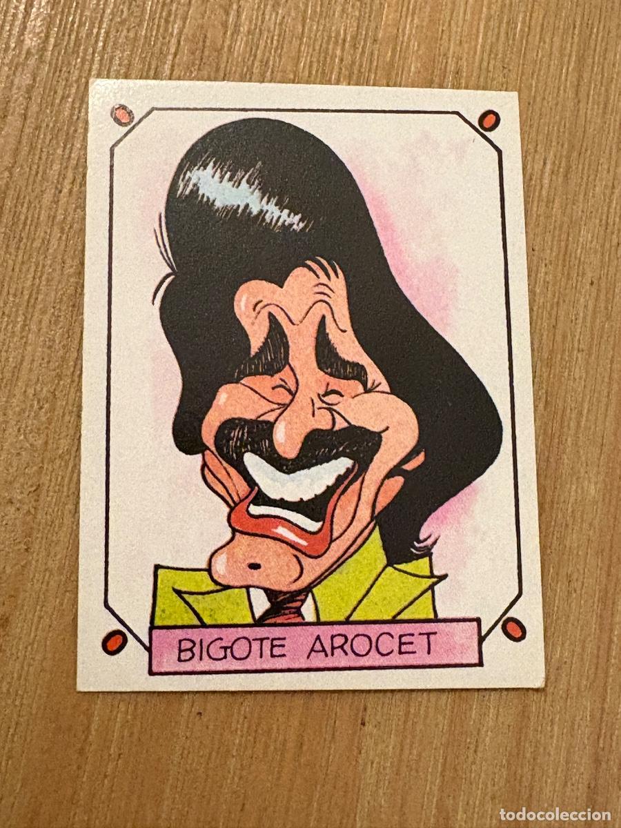 Collectable Antique Stickers: 18. CROMO SIN PEGAR CARICATURAS 22 N 32 BIGOTE ARROCET