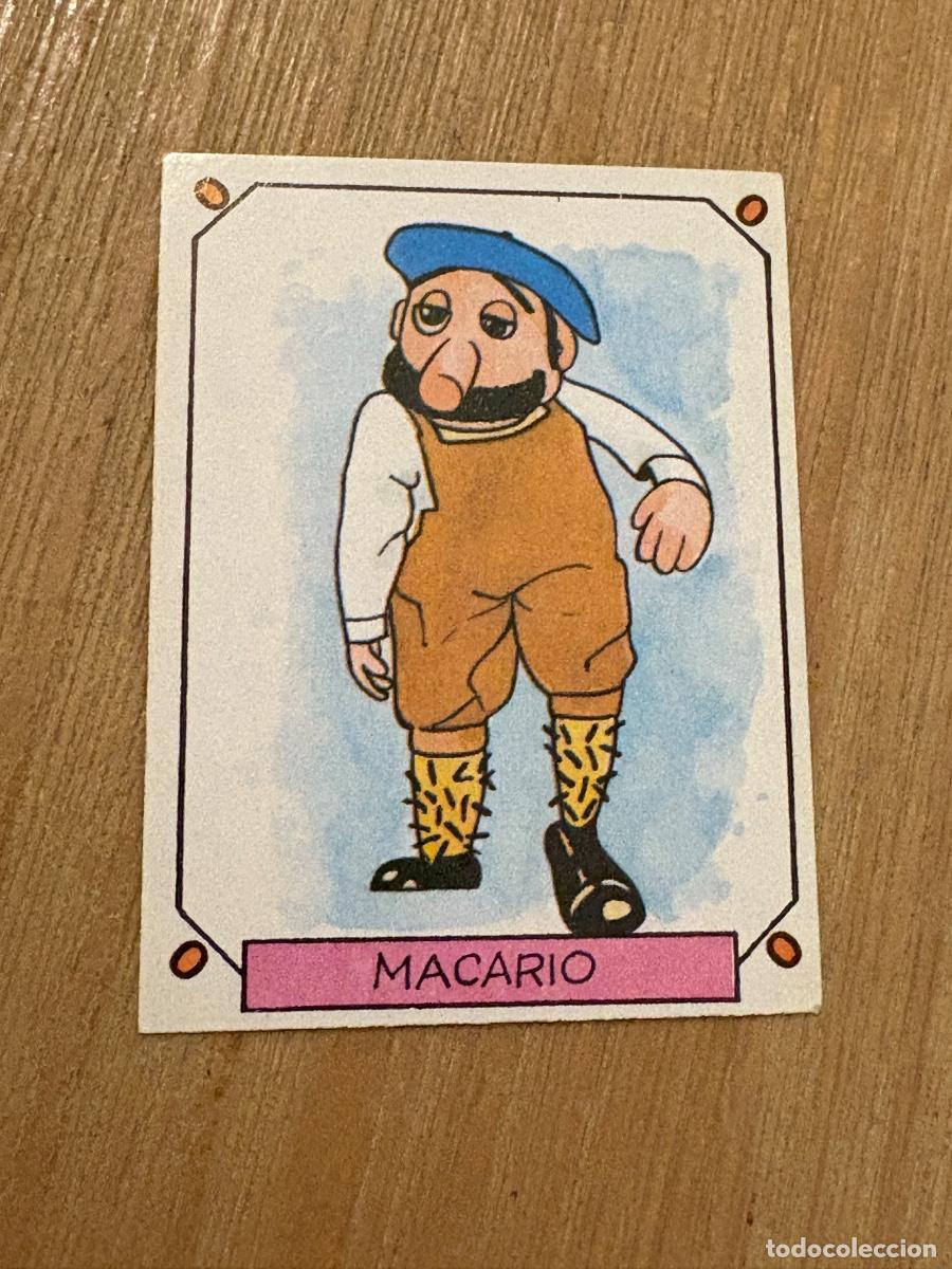 Collectable Antique Stickers: 18. CROMO SIN PEGAR CARICATURAS 22 N 35 MACARIO