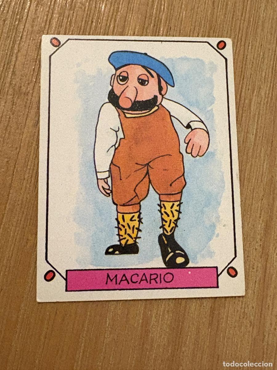 Collectable Antique Stickers: 18. CROMO SIN PEGAR CARICATURAS 22 N 35 MACARIO