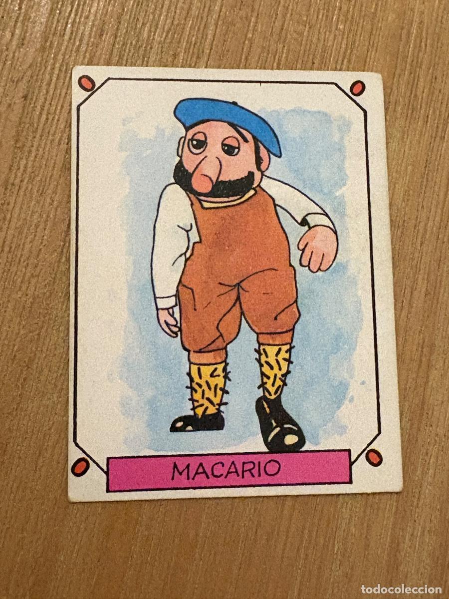 Collectable Antique Stickers: 18. CROMO SIN PEGAR CARICATURAS 22 N 35 MACARIO
