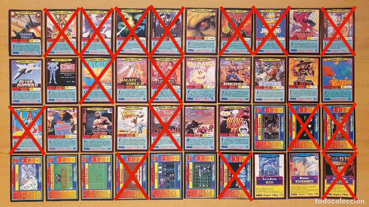 Coleccionismo Cromos antiguos: Cromos SEGA Super Play de Panini