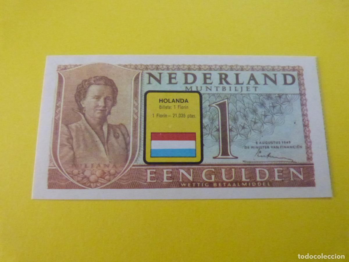Sammeln alte Sammelbilder: CROMO HOLANDA SIN PEGAR N&ordm; 98 A&Ntilde;O 1974 ALBUM BILLETES DEL MUNDO ESTE