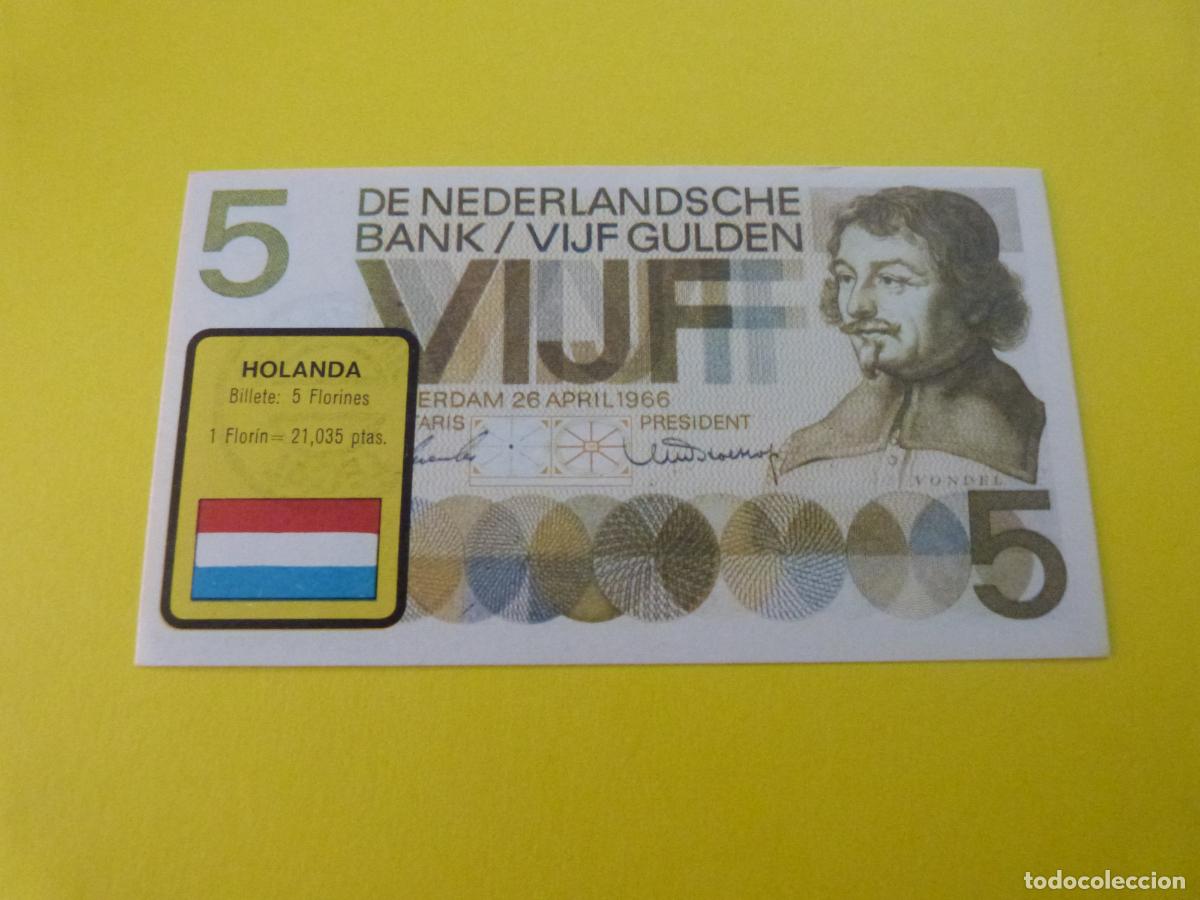 Sammeln alte Sammelbilder: CROMO HOLANDA SIN PEGAR N&ordm; 99 A&Ntilde;O 1974 ALBUM BILLETES DEL MUNDO ESTE