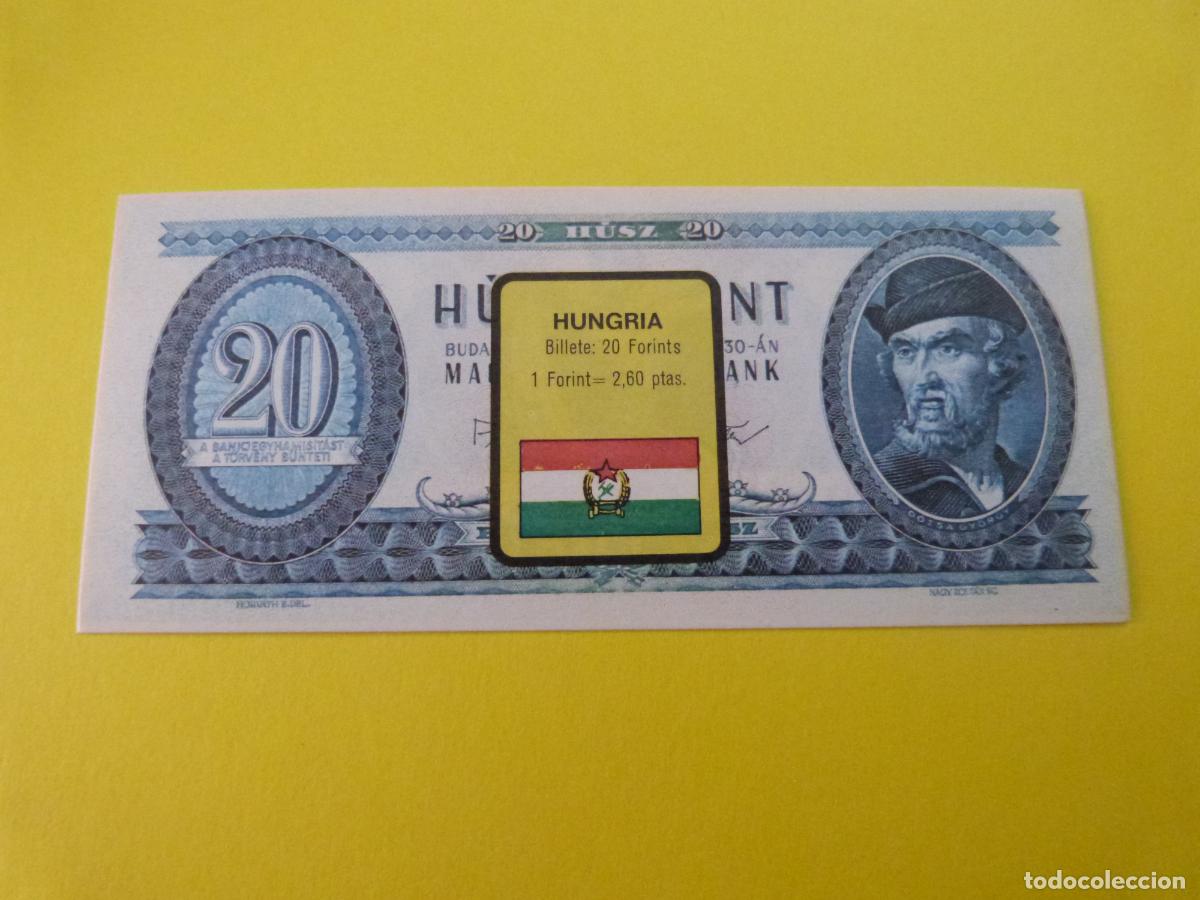 Sammeln alte Sammelbilder: CROMO HUNGRIA SIN PEGAR N&ordm; 106 A&Ntilde;O 1974 ALBUM BILLETES DEL MUNDO ESTE