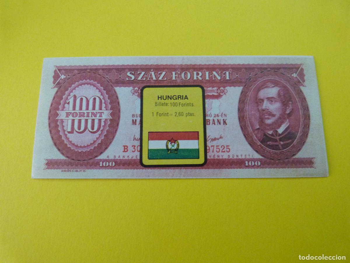 Sammeln alte Sammelbilder: CROMO HUNGRIA SIN PEGAR N&ordm; 107 A&Ntilde;O 1974 ALBUM BILLETES DEL MUNDO ESTE