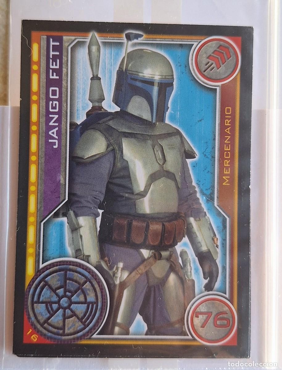 Coleccionismo Cromos antiguos: Cromo Star Wars Topps El Camino de los Jedi - Num. 16 Jango Fett