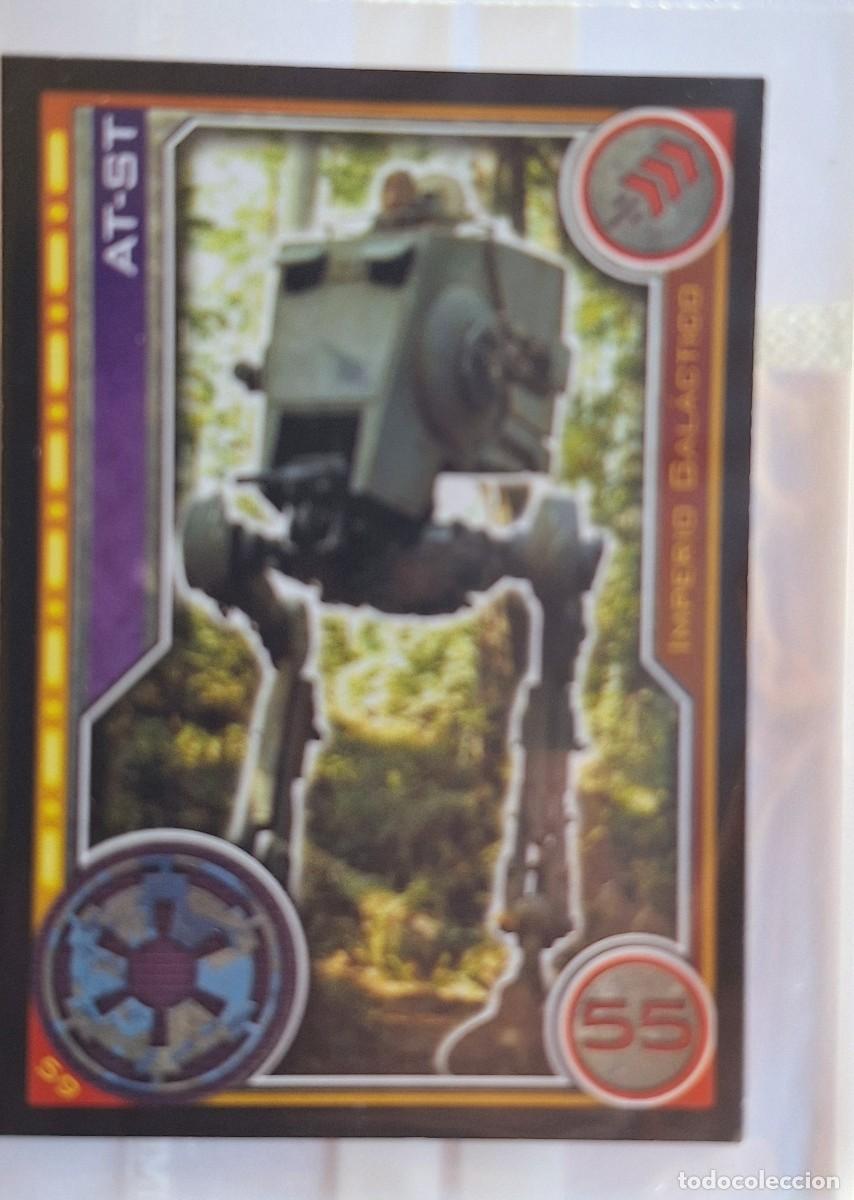 Coleccionismo Cromos antiguos: Cromo Star Wars Topps El Camino de los Jedi - Num. 59 AT-ST