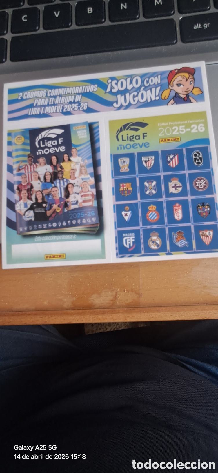 Coleccionismo Cromos antiguos: CROMO ESPECIAL LIGA F MOEVE 2025/26