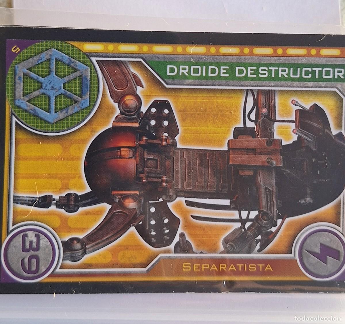 Colecionismo Cromos antigos: Cromo Star Wars Topps El Camino de los Jedi - Num. 5 Droide Destructor