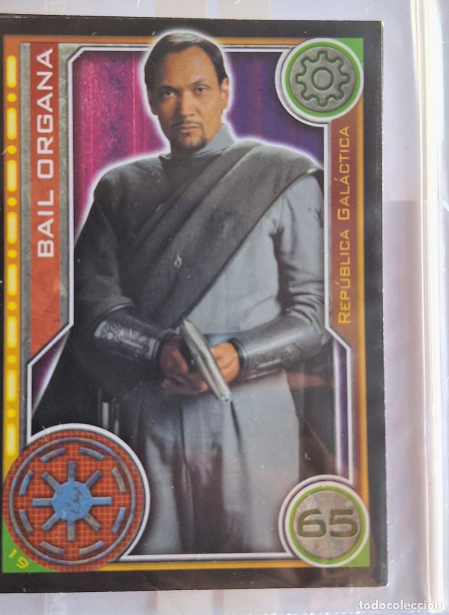 Collezionismo Figurine antiche: Cromo Star Wars Topps El Camino de los Jedi - Num. 19 Bail Organa