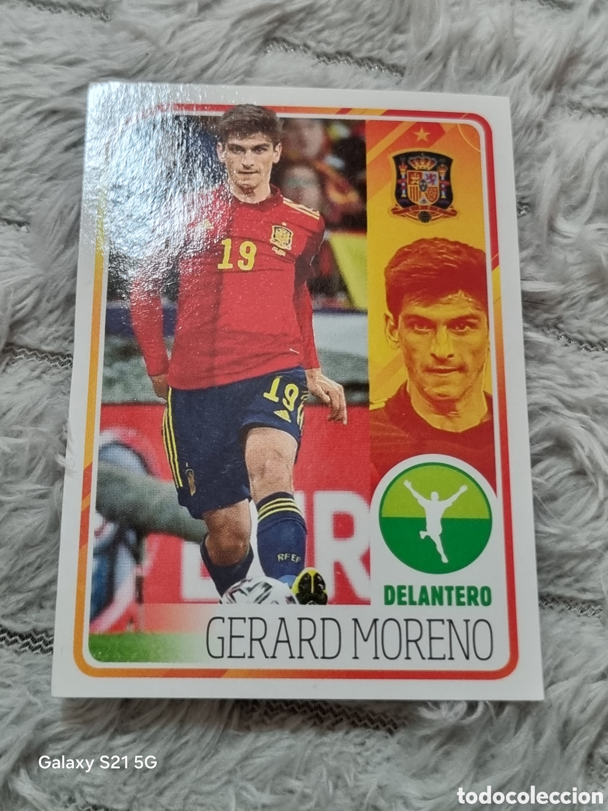 Collectionnisme Cartes &agrave; collectionner anciennes: 69 - GERARD MORENO , ESPA&Ntilde;A EL ALBUM DE LA SELECCI&Oacute;N CARREFOUR 2021