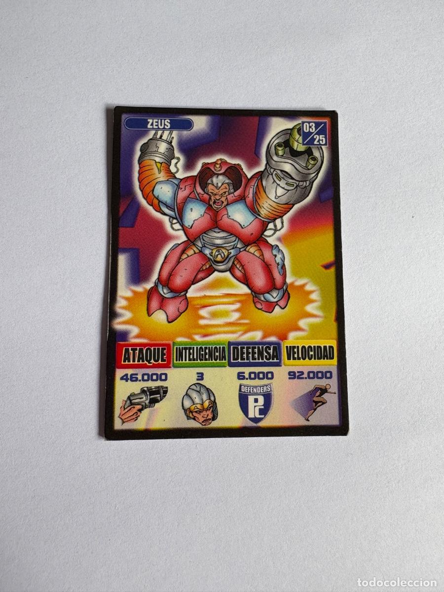 Collectionnisme Cartes &agrave; collectionner anciennes: 11.CROMO TARJETA BOLLY KAOS THE GAME N 3/25 ZEUS BOLLYCAO