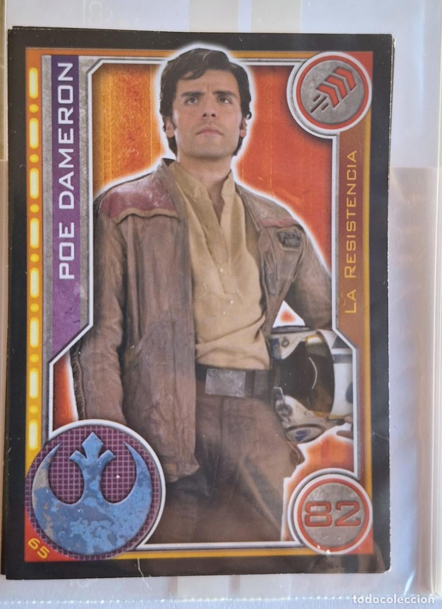Colecionismo Cromos antigos: Cromo Star Wars Topps El Camino de los Jedi - Num. 65 Poe Dameron