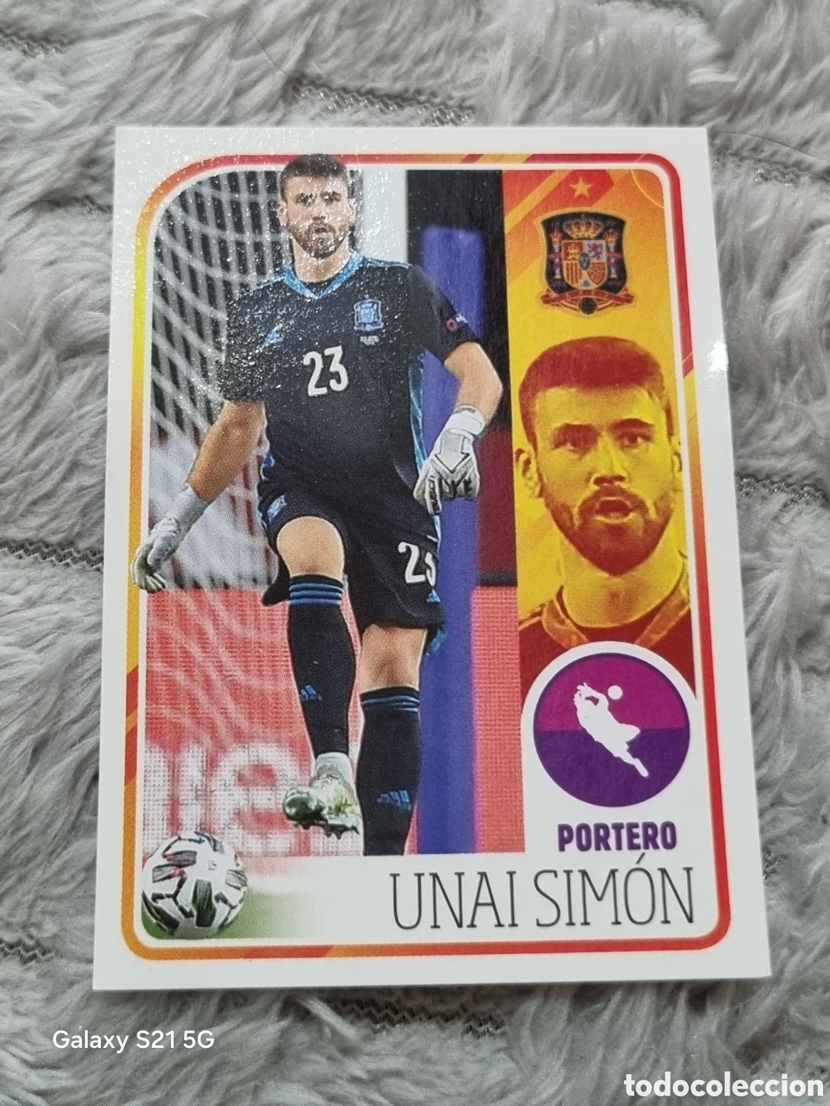 Coleccionismo Cromos antiguos: 15 - UNAI SIMON , ESPA&Ntilde;A EL ALBUM DE LA SELECCI&Oacute;N CARREFOUR 2021