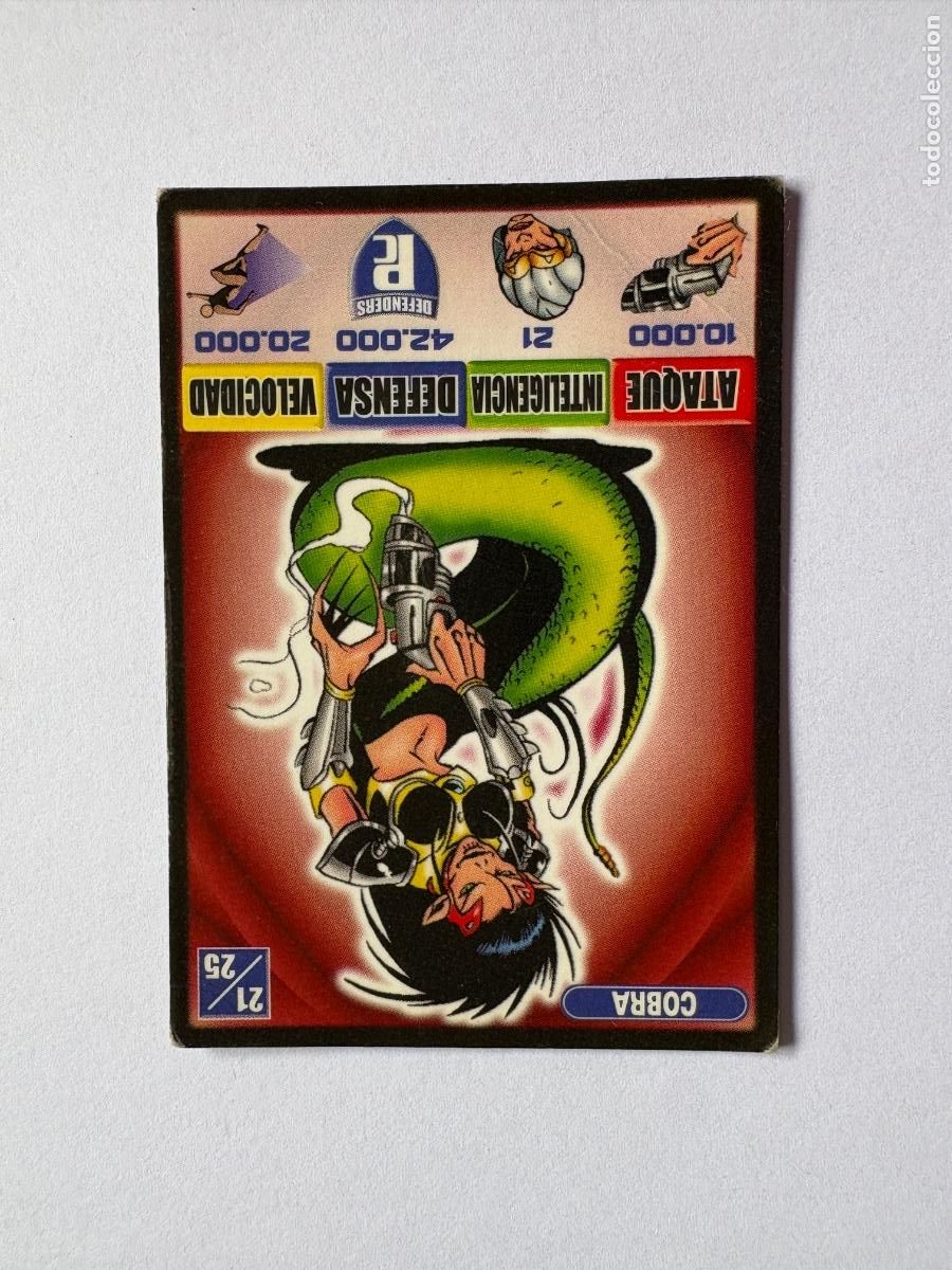 Coleccionismo Cromos antiguos: 11.CROMO TARJETA BOLLY KAOS THE GAME N 21 /25 COBRA BOLLYCAO