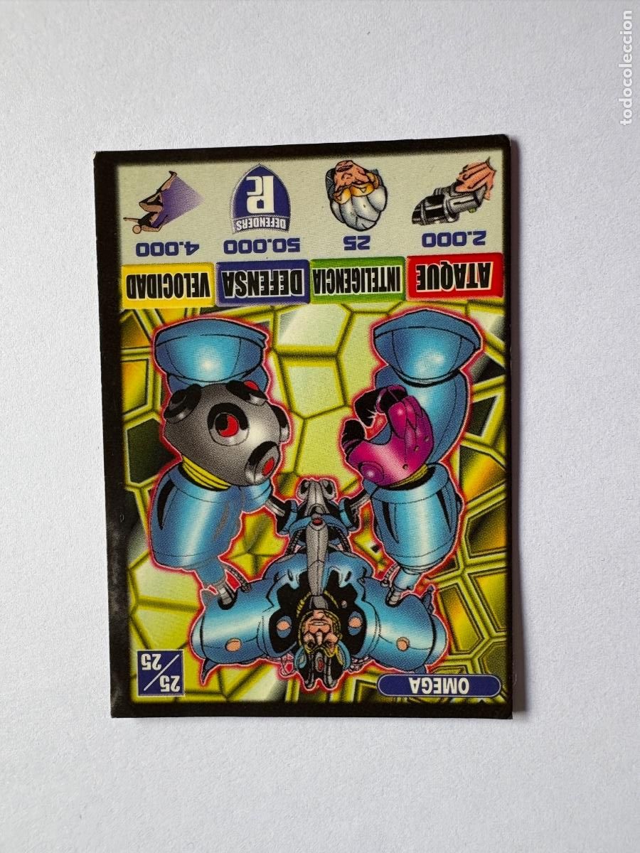 Coleccionismo Cromos antiguos: 11.CROMO TARJETA BOLLY KAOS THE GAME N 25 /25 OMEGA BOLLYCAO