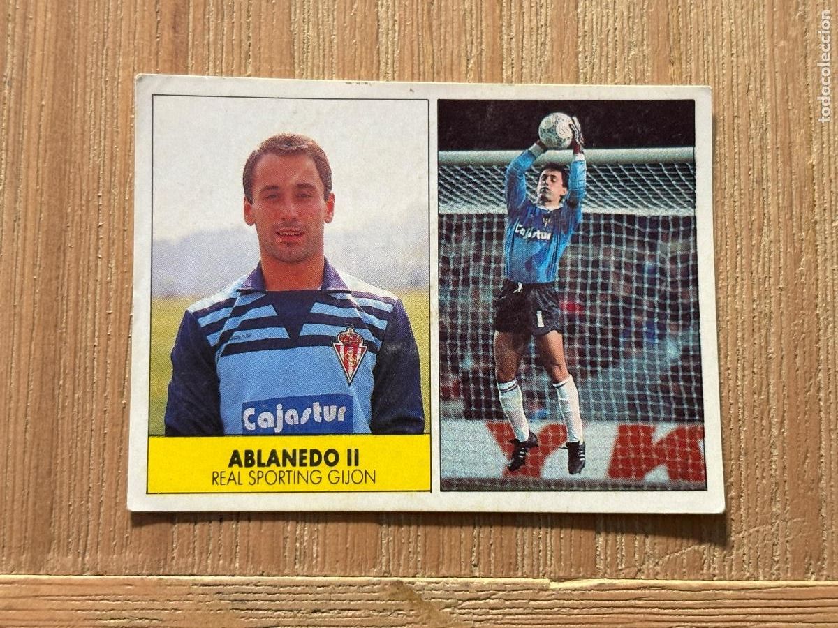 Coleccionismo Cromos antiguos: 18. CROMO FESTIVAL 87 1987-88 87-88 SIN PEGAR ABLANEDO II SPORTING GIJ&Oacute;N