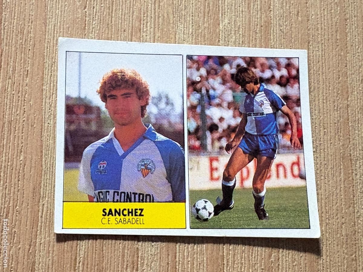 Coleccionismo Cromos antiguos: 18. CROMO FESTIVAL 87 1987-88 87-88 SIN PEGAR S&Aacute;NCHEZ SABADELL