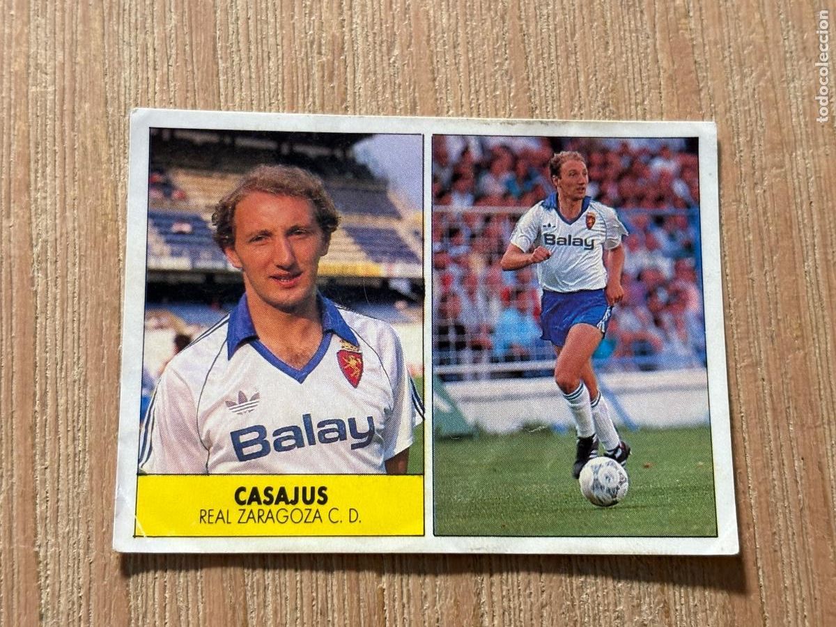 Coleccionismo Cromos antiguos: 18. CROMO FESTIVAL 87 1987-88 87-88 SIN PEGAR CASAJUS ZARAGOZA