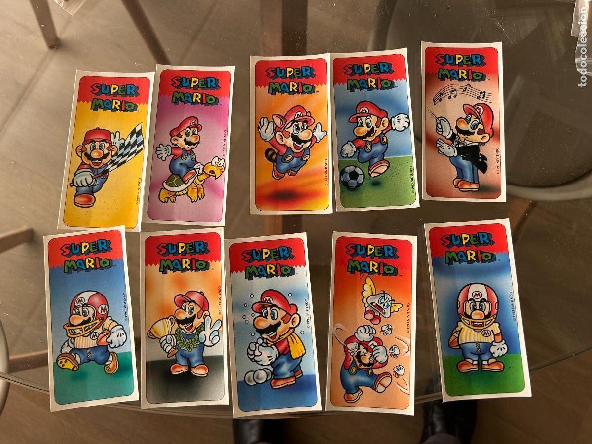 Coleccionismo cromos antiguos: SUPER MARIO BROSS COLECCION COMPLETA NUEVOS - Foto 1