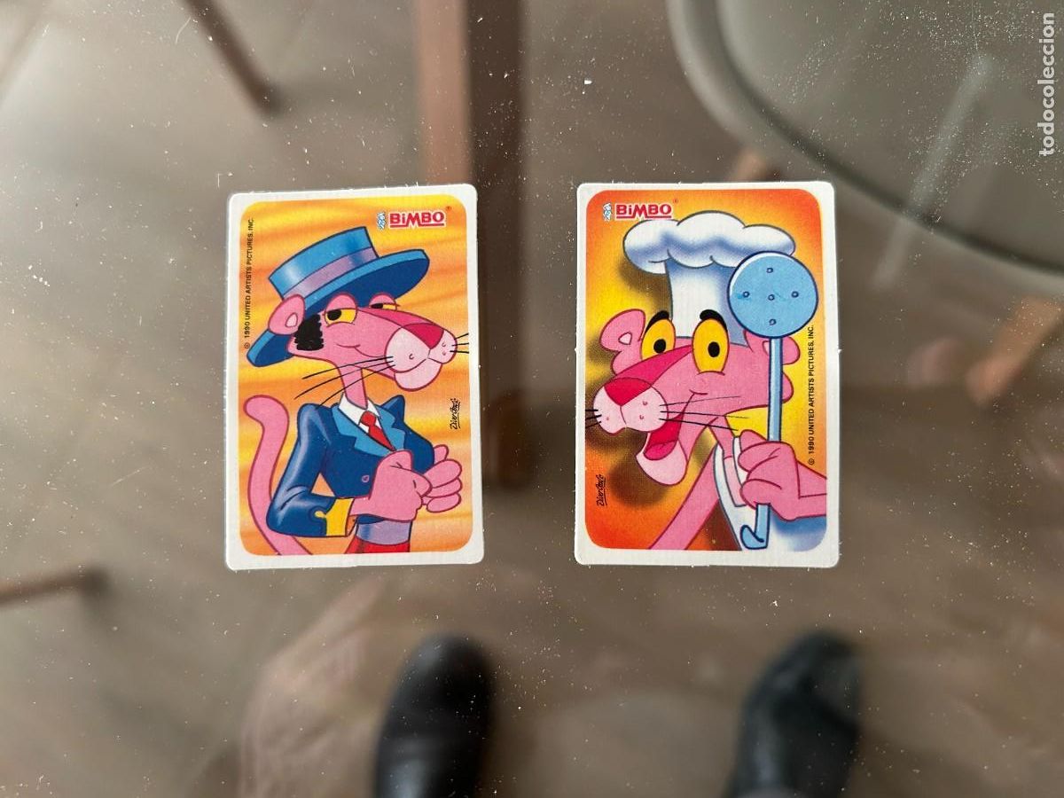 Coleccionismo Cromos antiguos: LA PANTERA ROSA BIMBO NUEVAS SE VENDEN SUELTOS