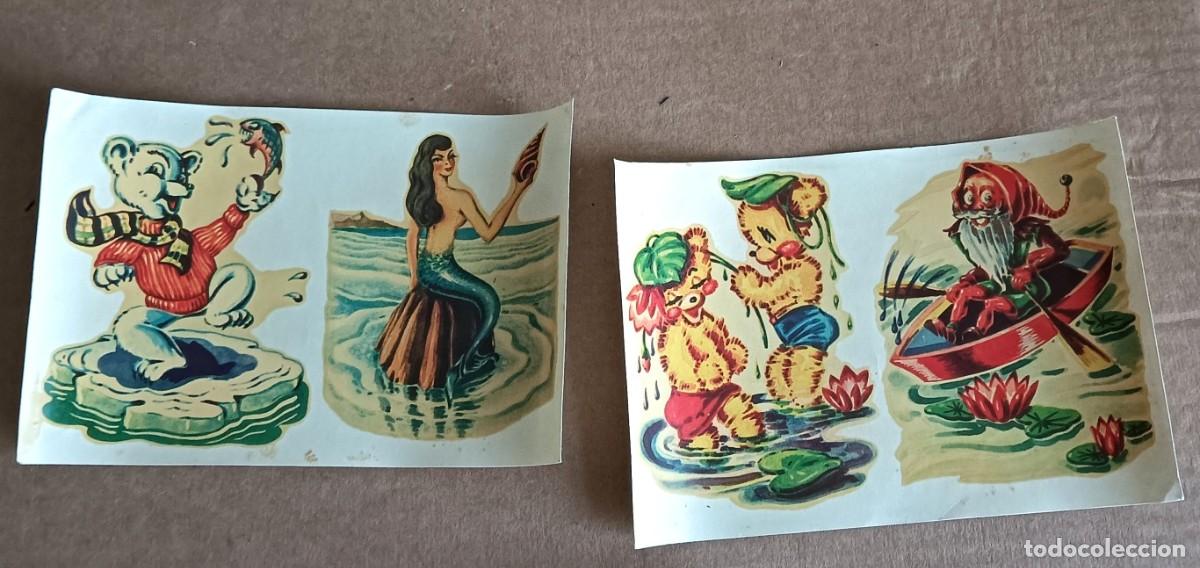 Coleccionismo cromos antiguos: 10 calcoman&iacute;as antiguas CHAVELI - Foto 2
