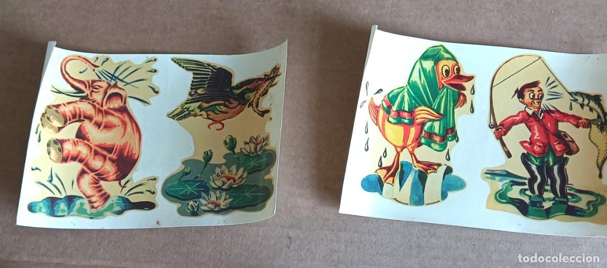 Coleccionismo cromos antiguos: 10 calcoman&iacute;as antiguas CHAVELI - Foto 4