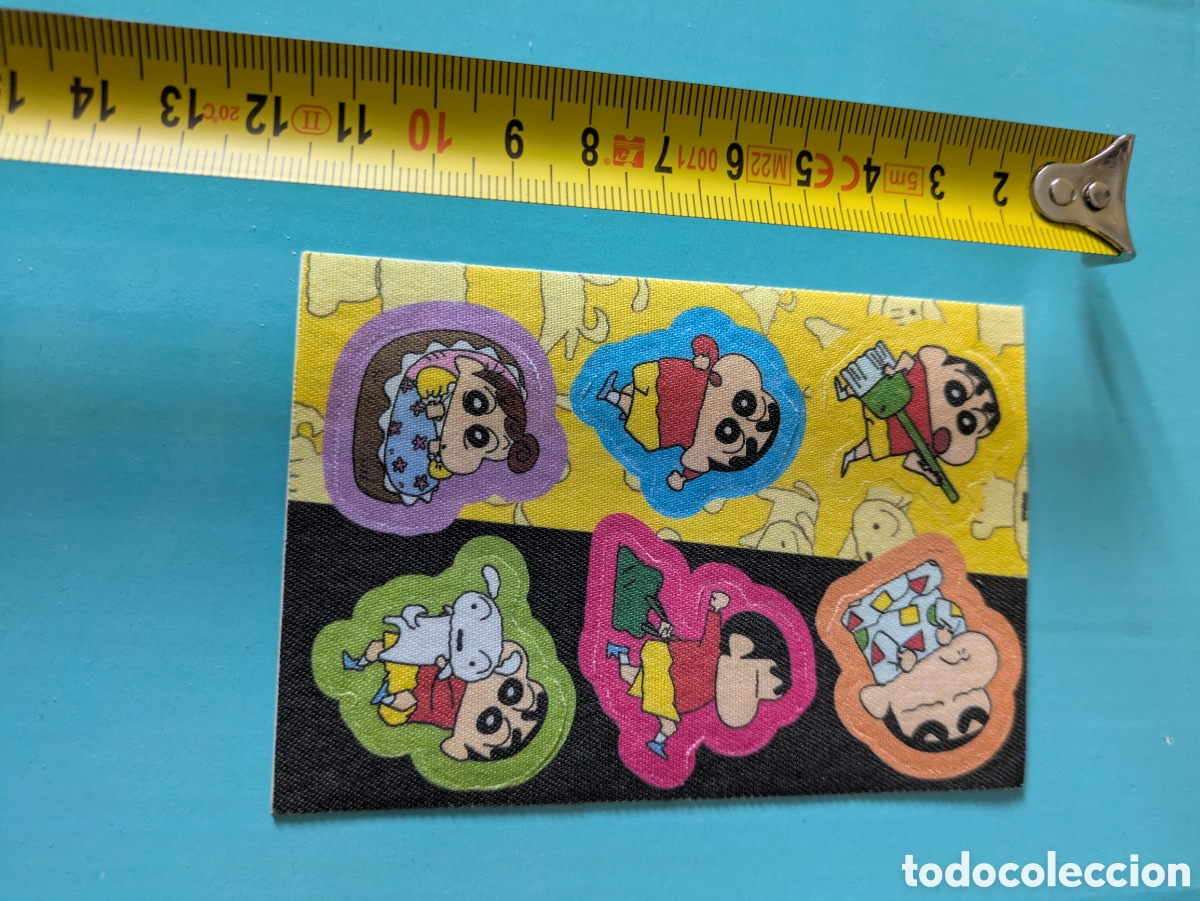 Coleccionismo cromos antiguos: Shin Chan parches 90s - Foto 2