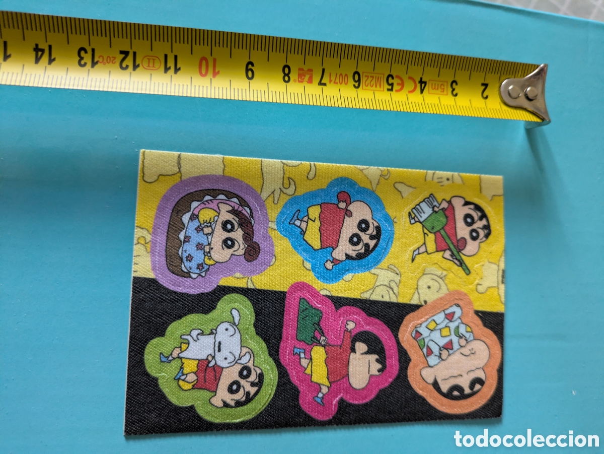 Coleccionismo cromos antiguos: Shin Chan parches 90s - Foto 4