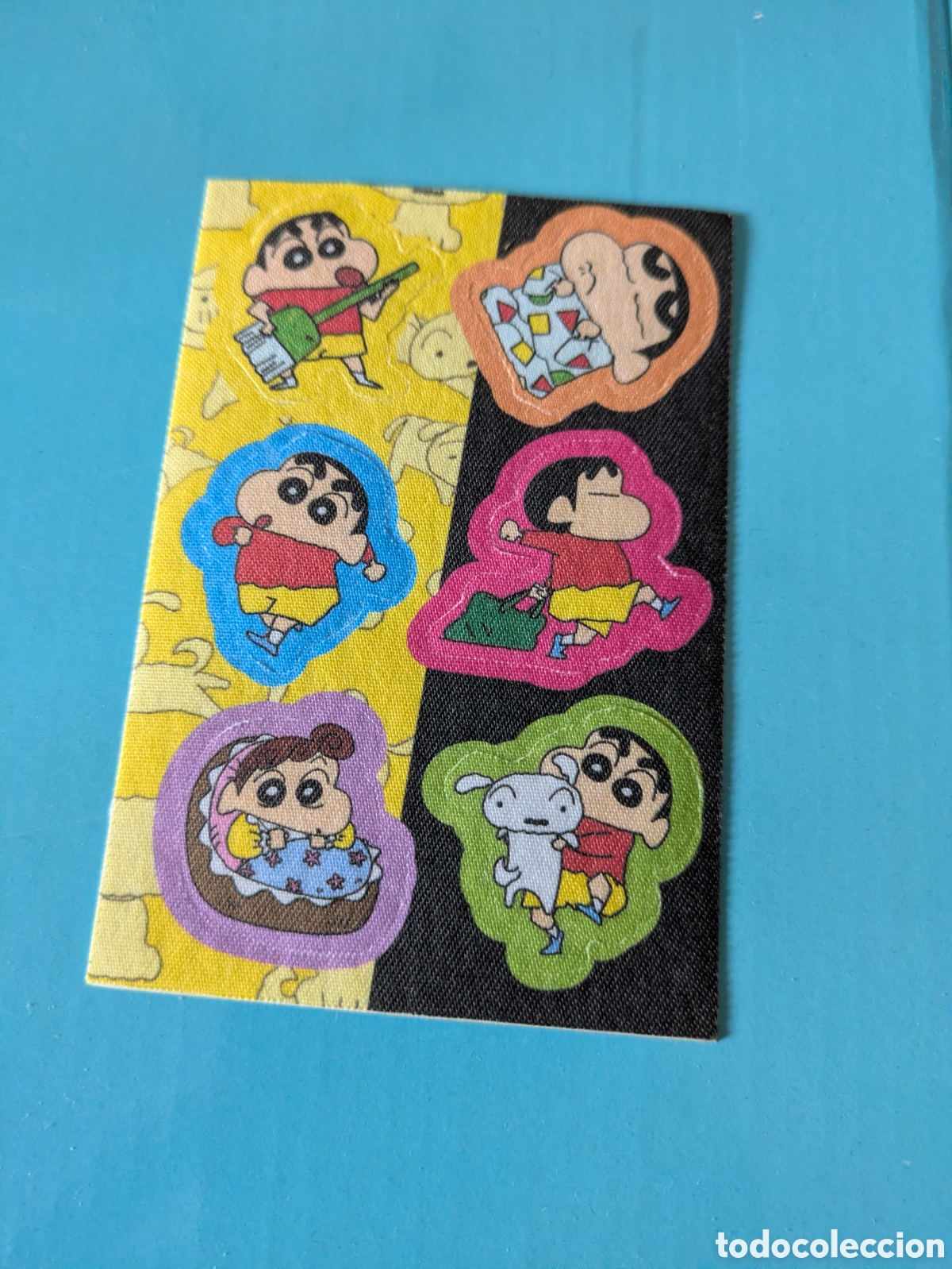 Coleccionismo cromos antiguos: Shin Chan parches 90s - Foto 1