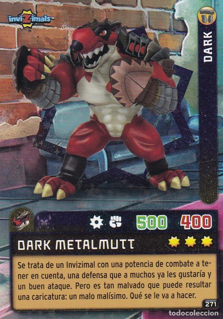 Collectable Antique Stickers: Invizimals Criaturas Secretas 2023 271 Dark Metalmutt